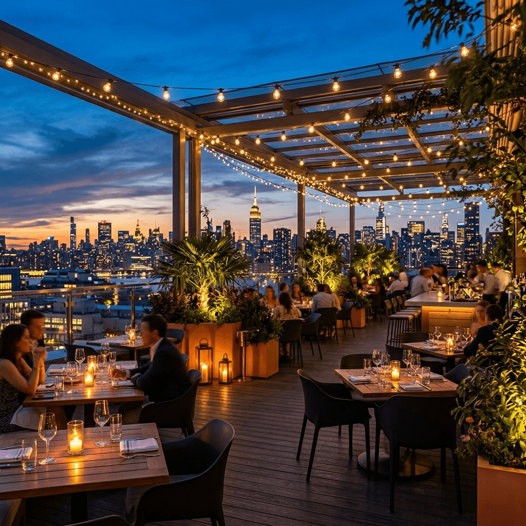 Open-Air Dining Terraces