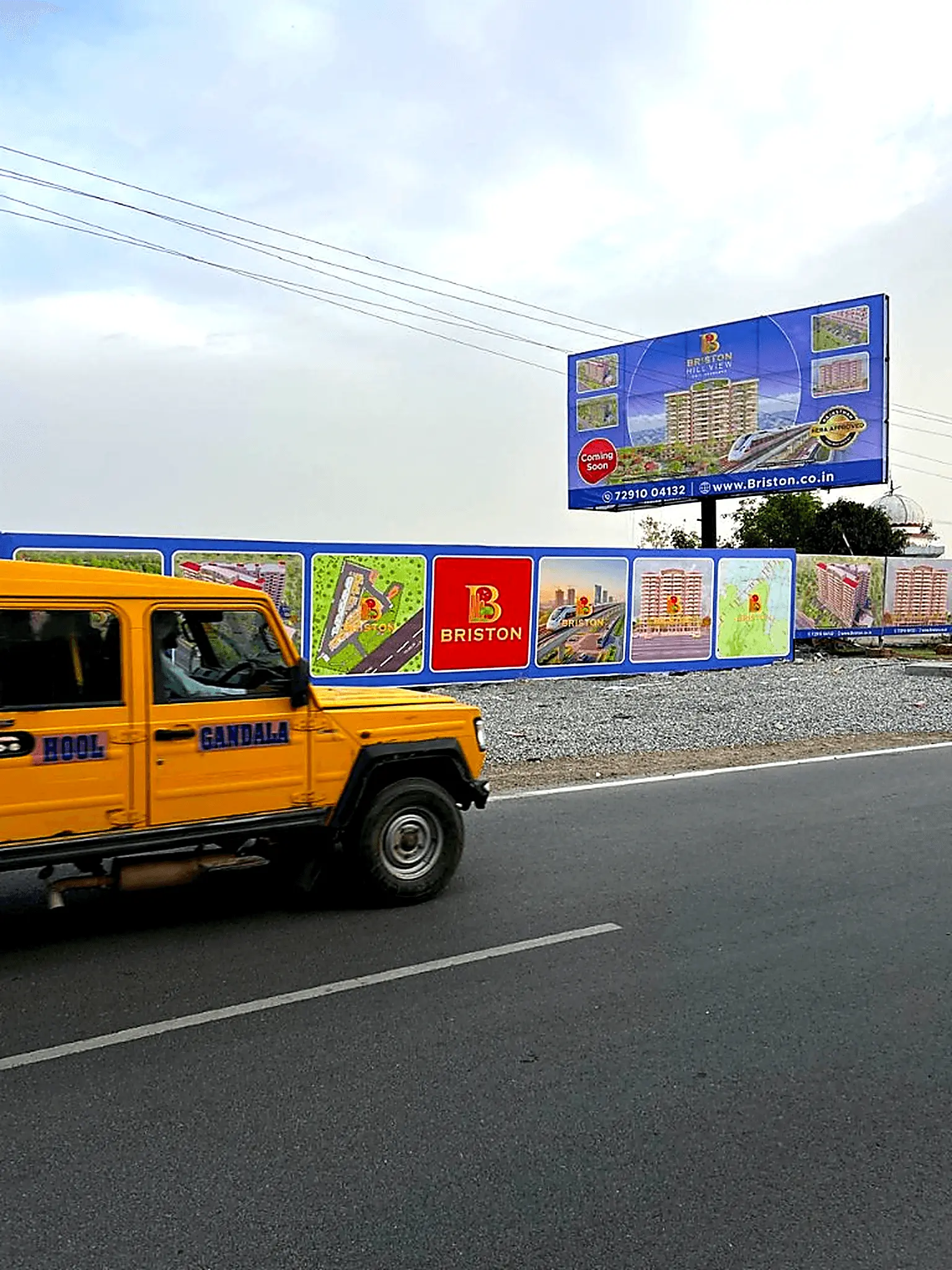 Briston Project Billboard & Road Traffic