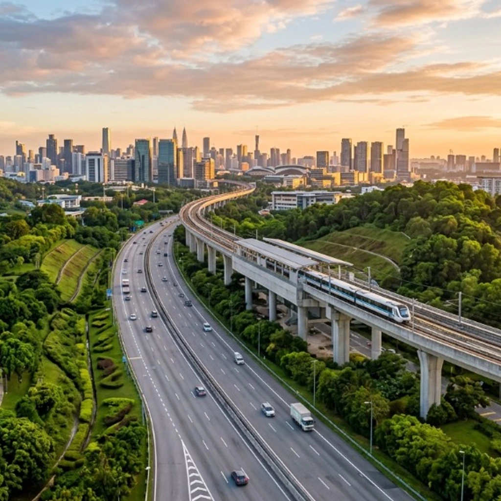 Modern Highway & Metro Transit Connectivity